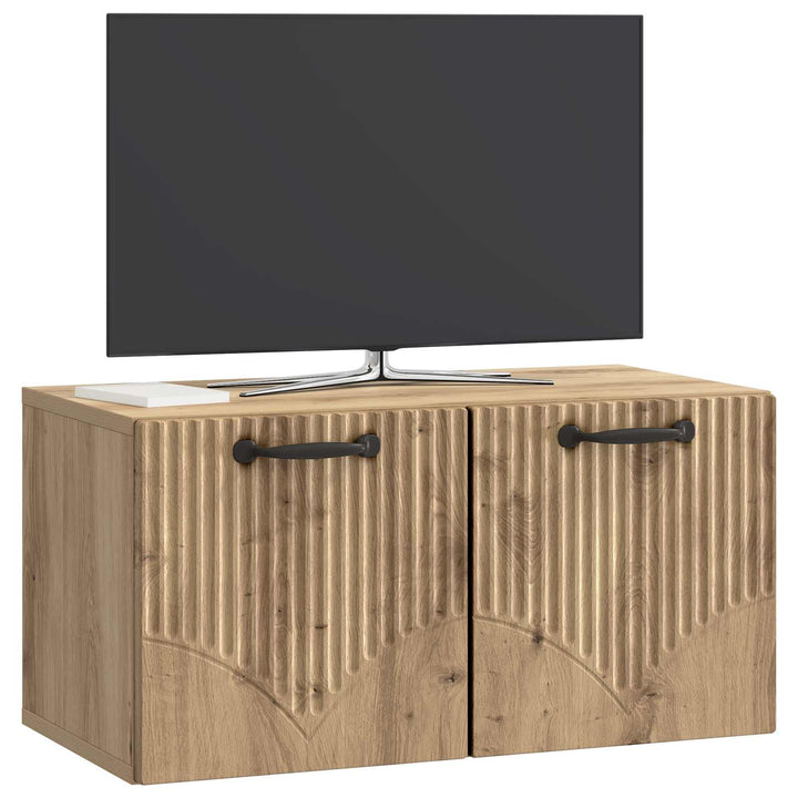 Væghængt TV-skab 59,5 x 31 x 30 cm Artisan-eg Konstrueret træ
