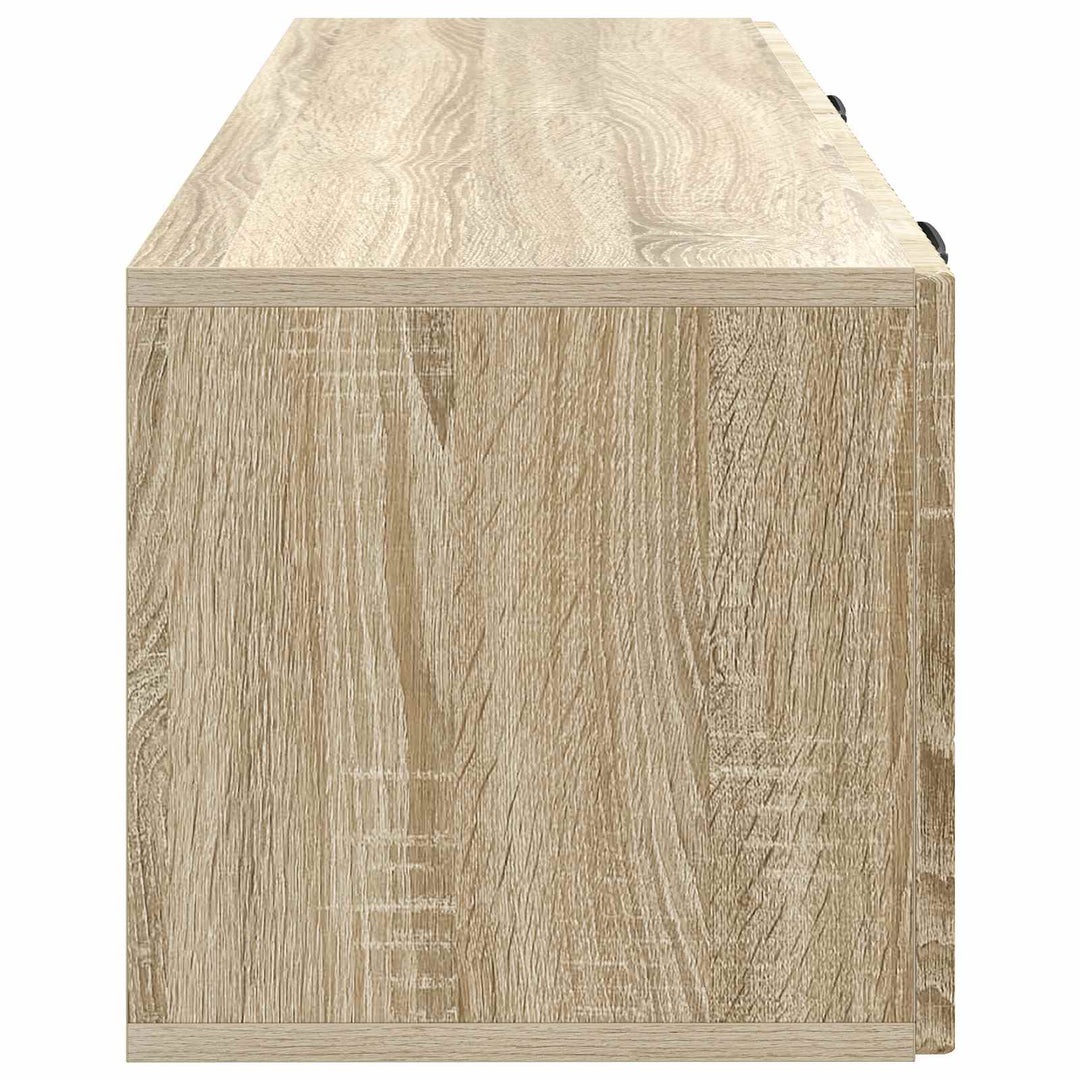 Væghængt TV-skab Sonoma-eg 98 x 31 x 30 cm Konstrueret træ