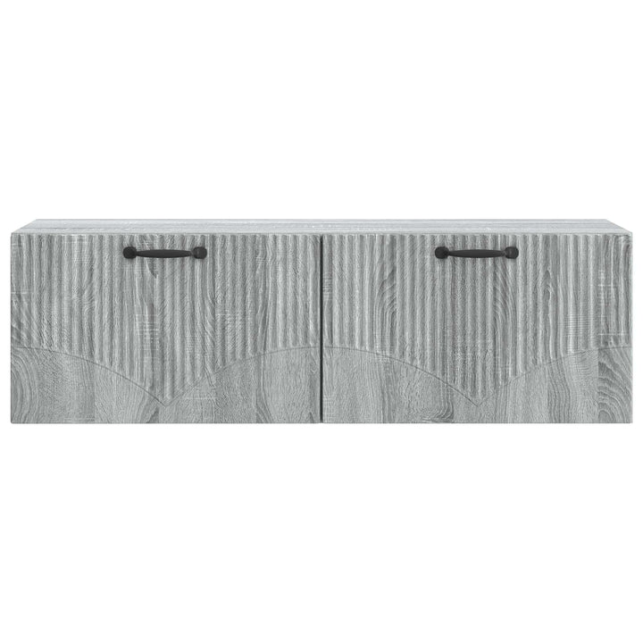 Væghængt TV-skab Grå sonoma-eg 98 x 31 x 30 cm Konstrueret træ