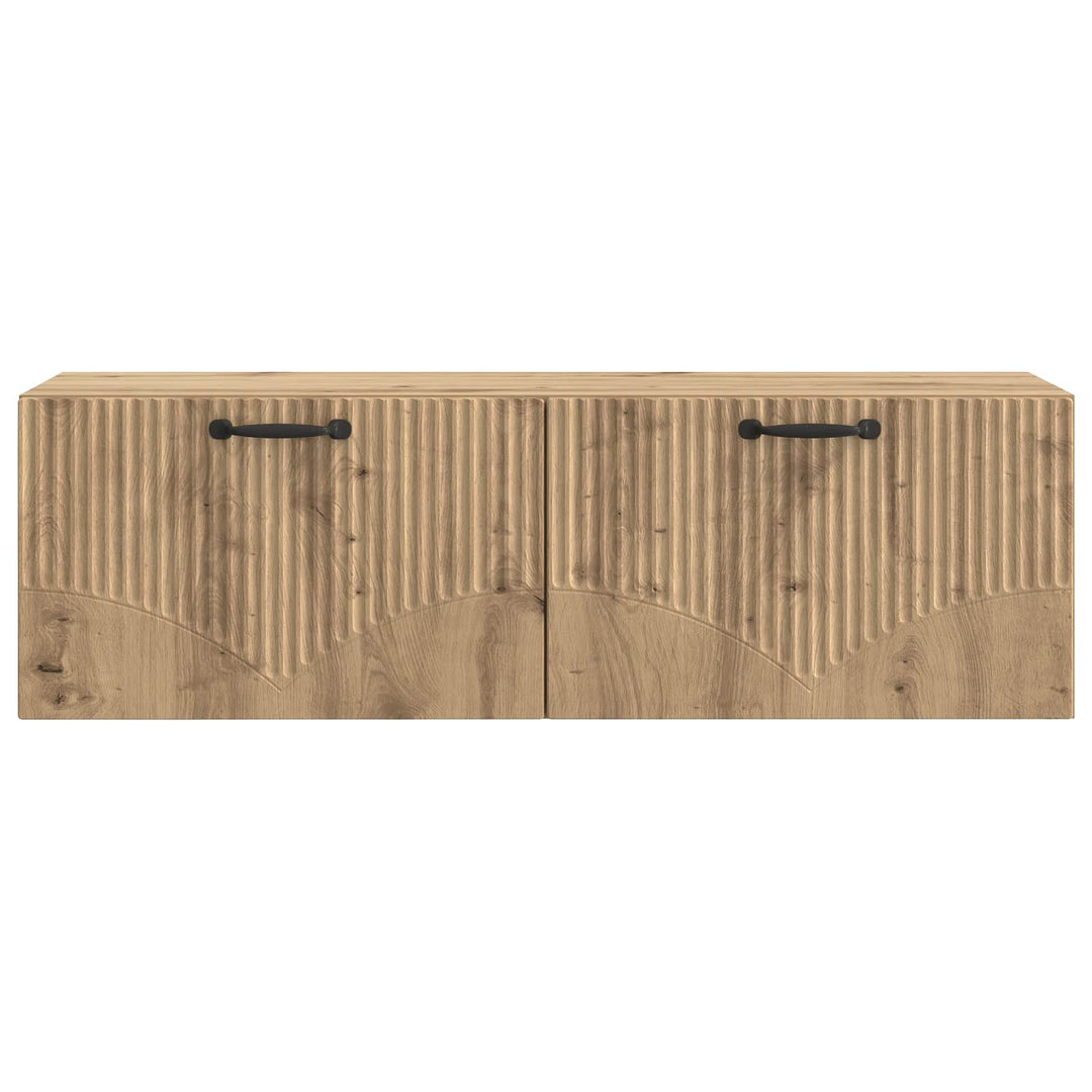 Væghængt TV-skab 98 x 31 x 30 cm Artisan-eg Konstrueret træ