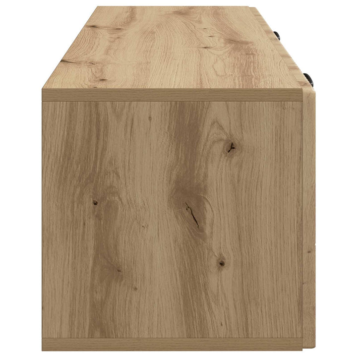 Væghængt TV-skab 98 x 31 x 30 cm Artisan-eg Konstrueret træ