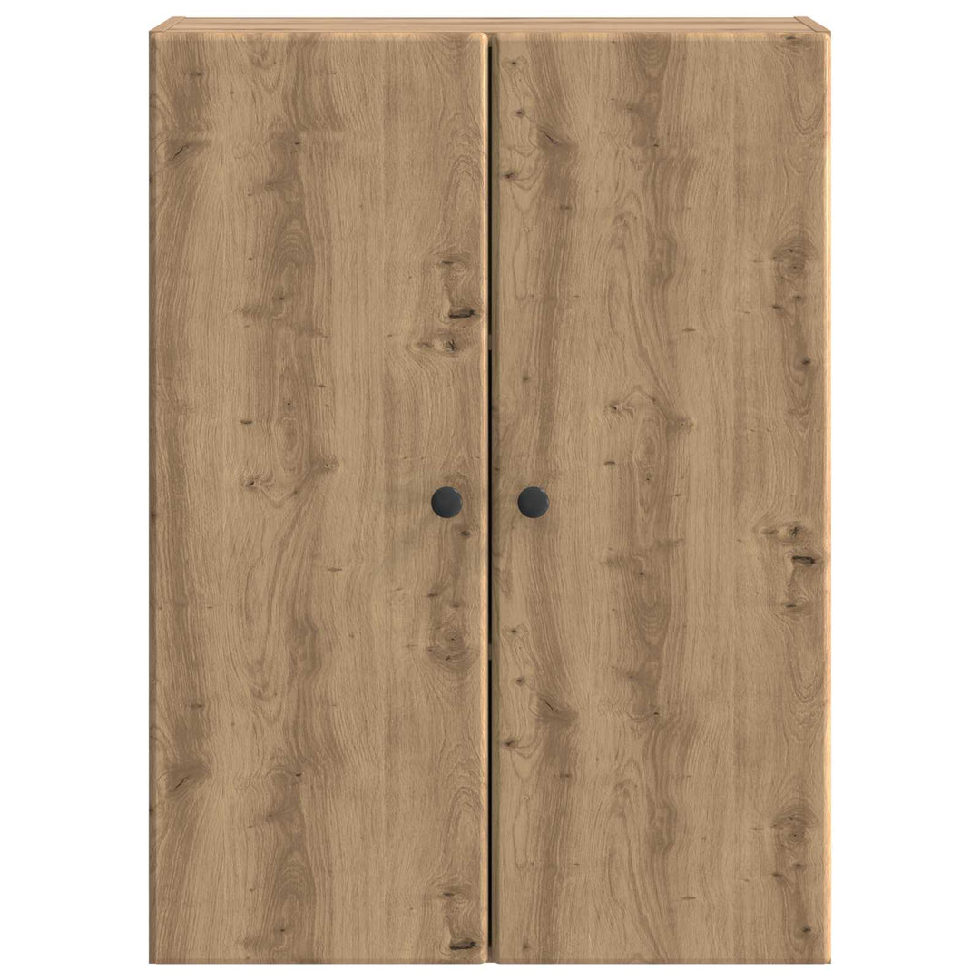 Vægmonteret skab Artisan-eg 66 x 34,5 x 90 cm Konstrueret træ