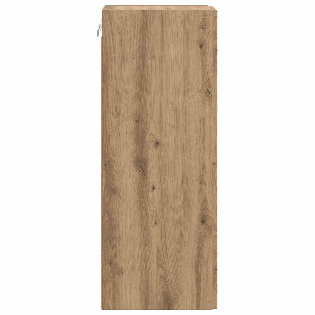 Vægmonteret skab Artisan-eg 66 x 34,5 x 90 cm Konstrueret træ