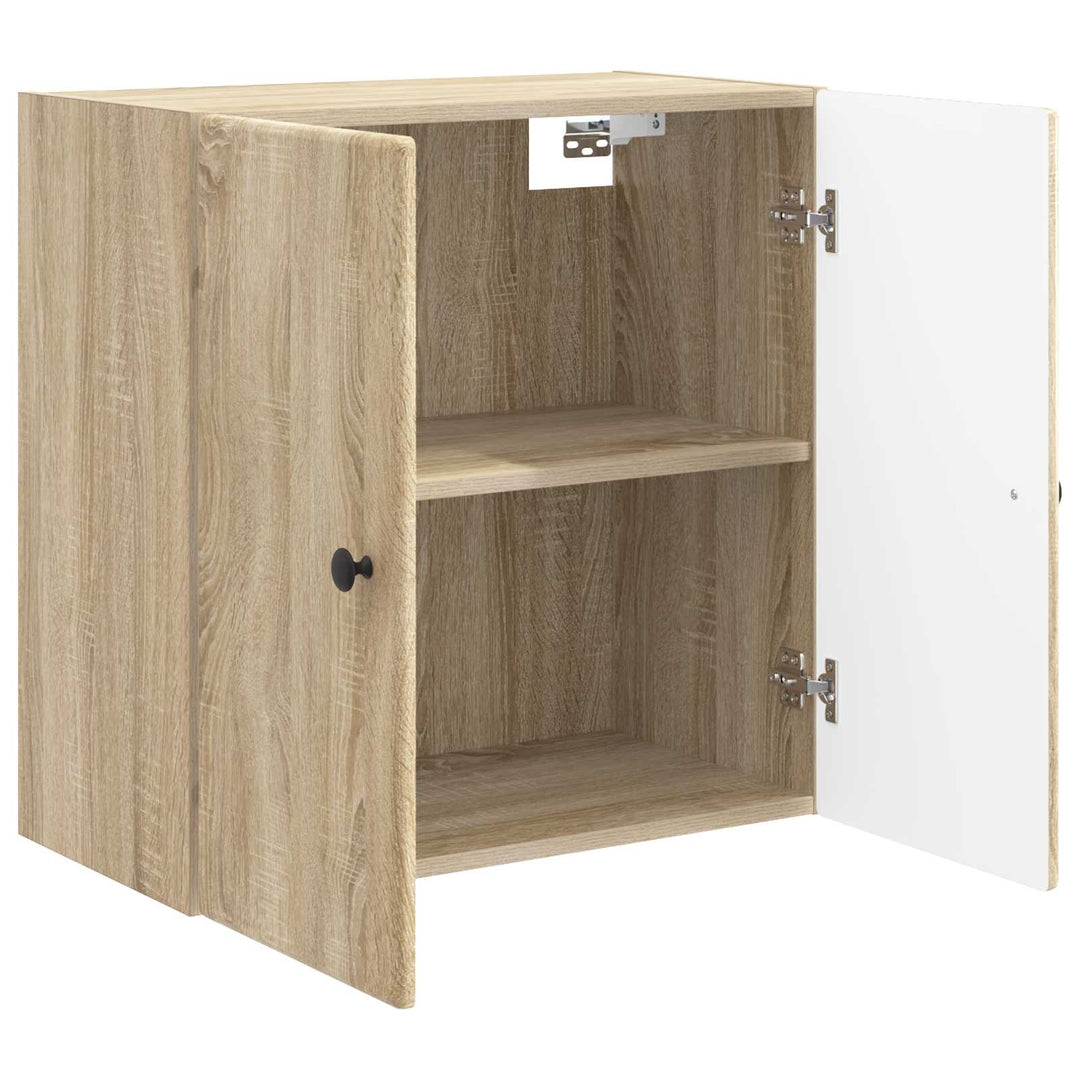 Vægmonteret skab Sonoma-eg 59 x 31 x 60 cm Konstrueret træ