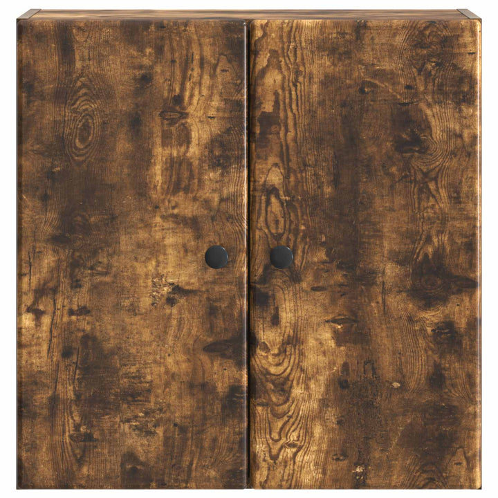 Vægmonteret skab 59 x 31 x 60 cm Konstrueret træ Røget eg