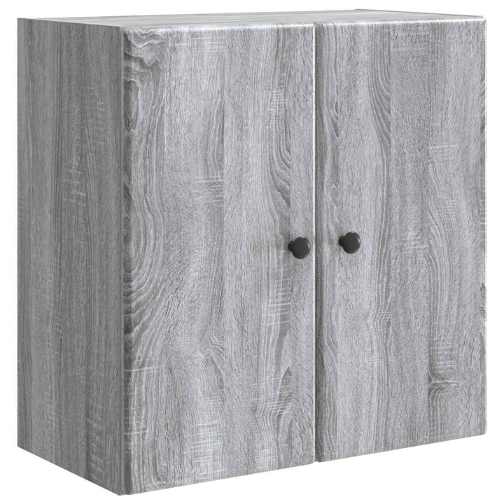 Vægmonteret skab 59 x 31 x 60 cm Konstrueret træ Grå Sonoma