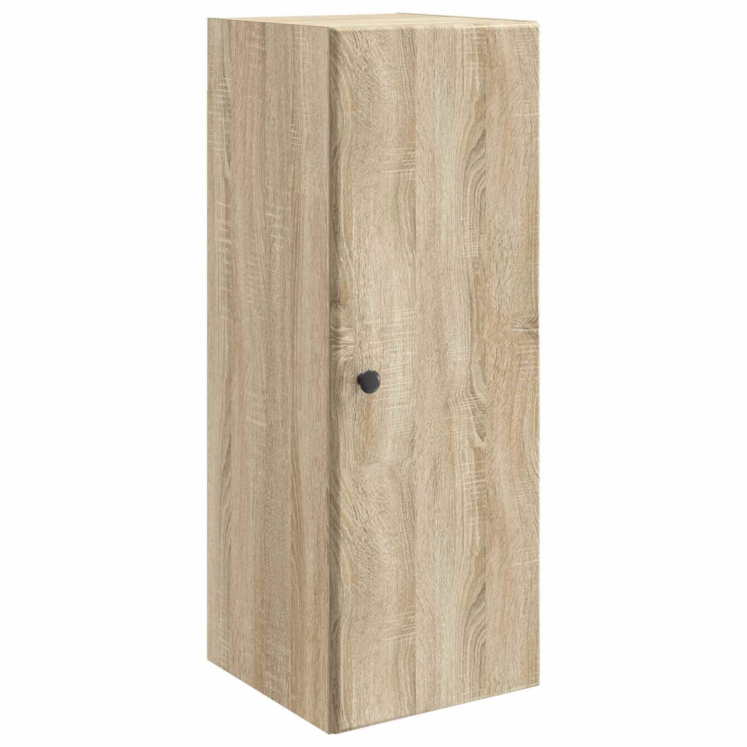 Vægmonteret skab Sonoma-eg 33 x 34,5 x 90 cm Konstrueret træ