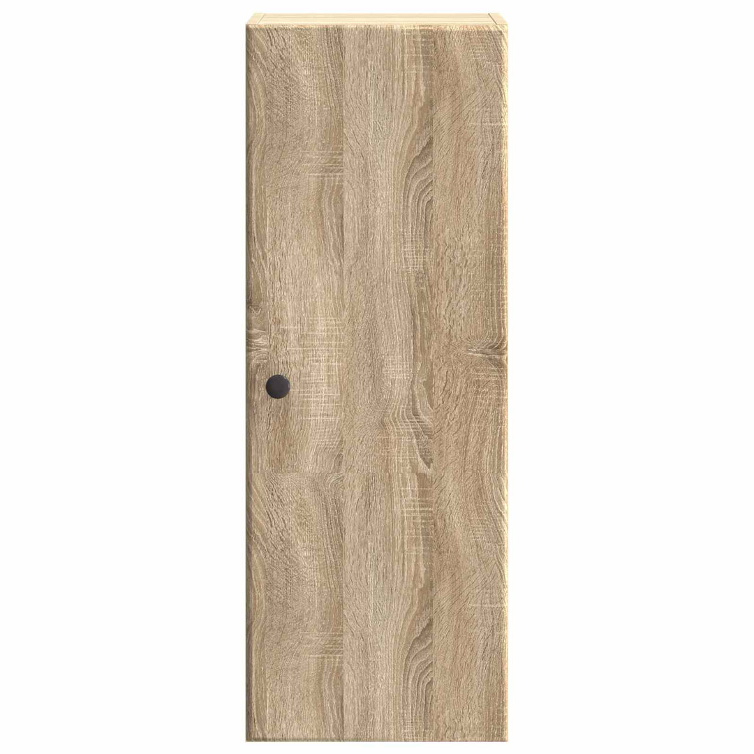 Vægmonteret skab Sonoma-eg 33 x 34,5 x 90 cm Konstrueret træ