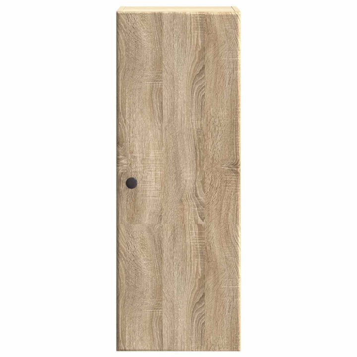Vægmonteret skab Sonoma-eg 33 x 34,5 x 90 cm Konstrueret træ