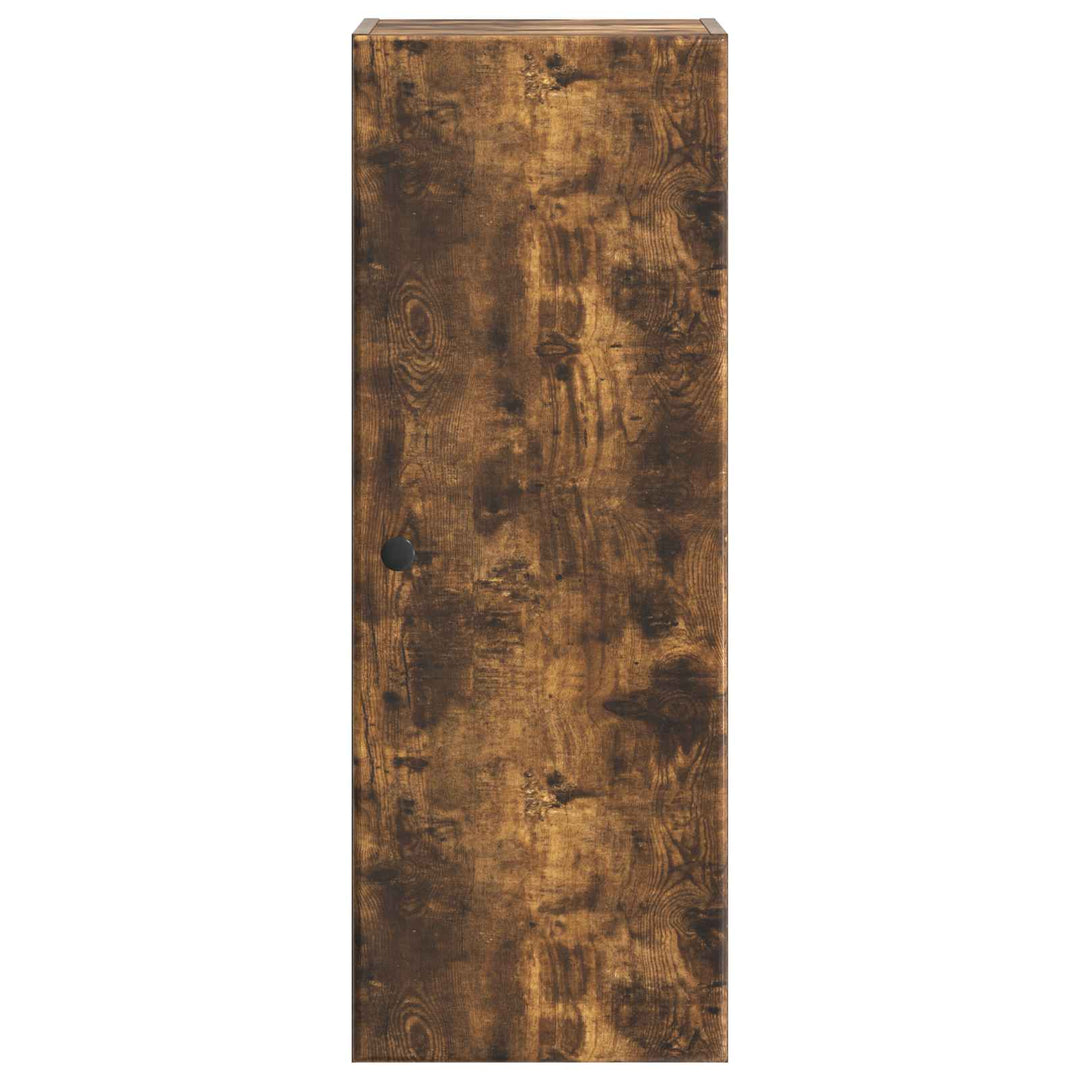 Vægmonteret skab 33 x 34,5 x 90 cm Konstrueret træ Røget eg