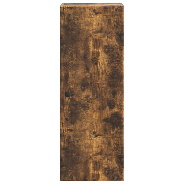 Vægmonteret skab 33 x 34,5 x 90 cm Konstrueret træ Røget eg