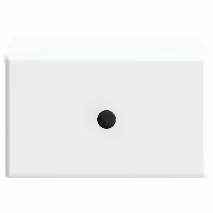 Væghængt Natbord 2 pcs Hvid 34,5 x 33 x 20 cm Konstrueret træ