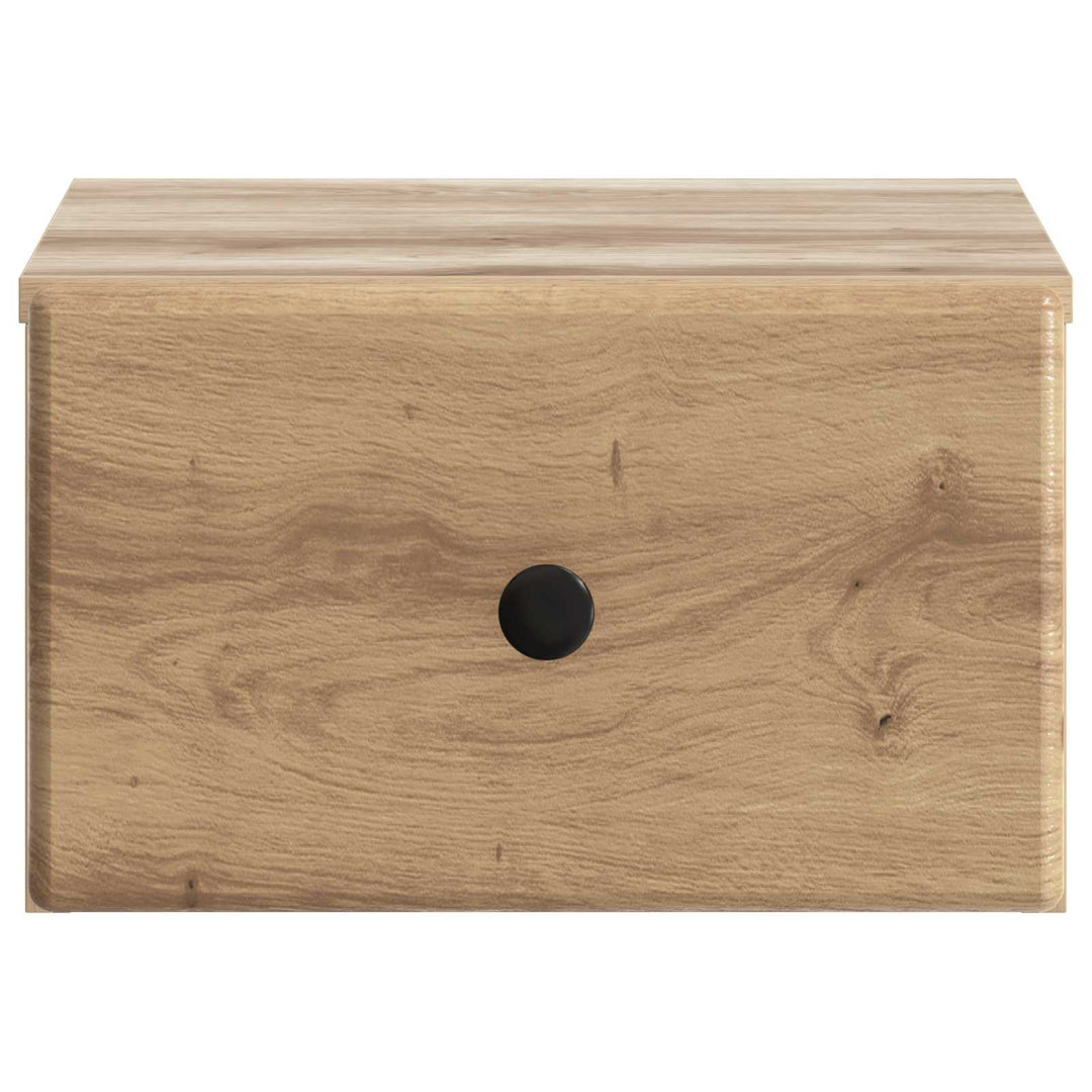 Væghængt Natbord Artisan-eg 34,5 x 33 x 20 cm Konstrueret træ