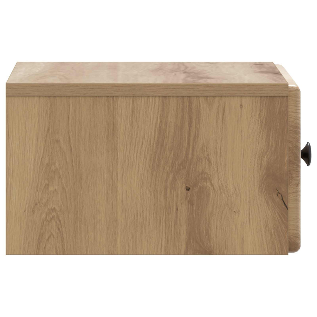 Væghængt Natbord Artisan-eg 34,5 x 33 x 20 cm Konstrueret træ