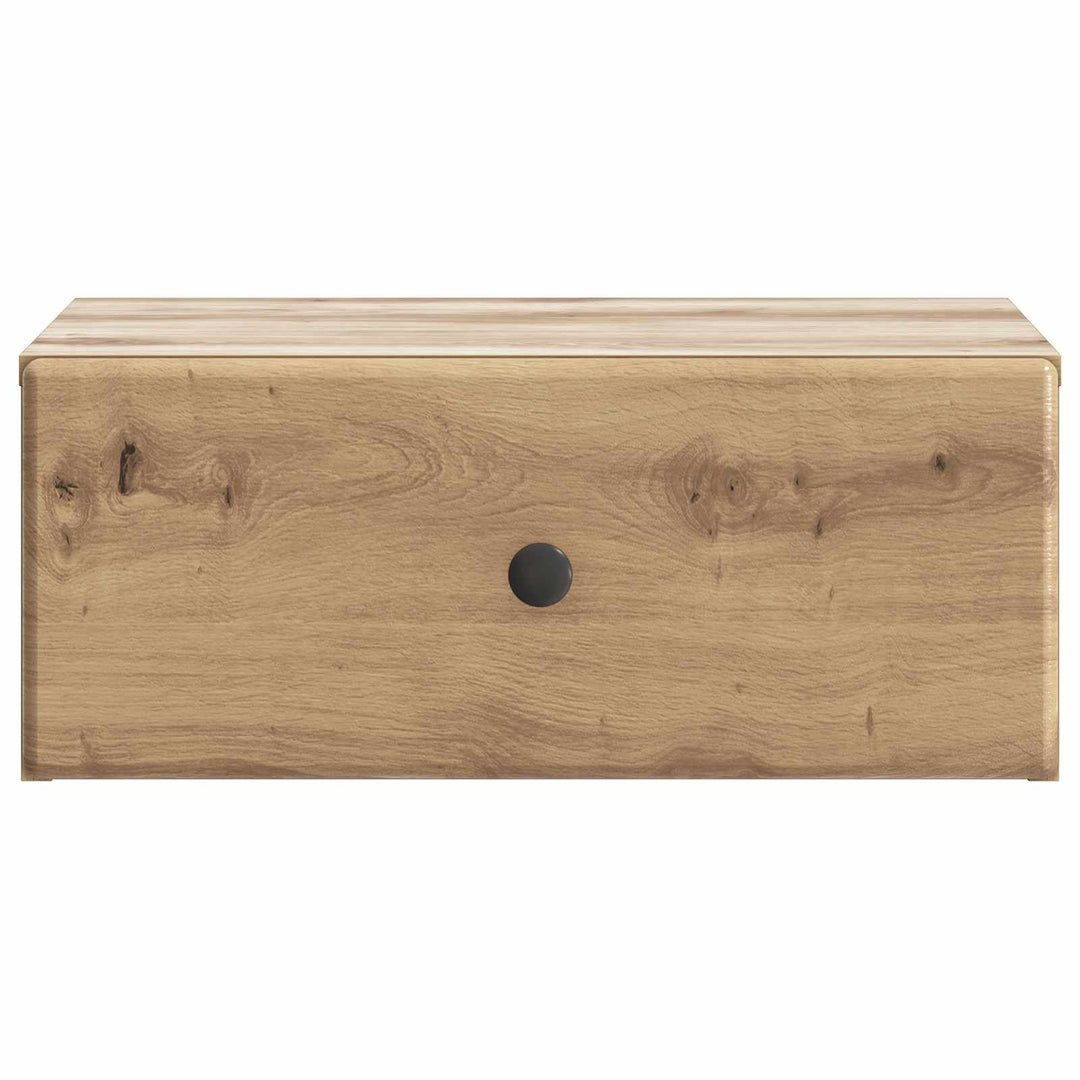 Væghængt Natbord Artisan-eg 49 x 34,5 x 20 cm Konstrueret træ