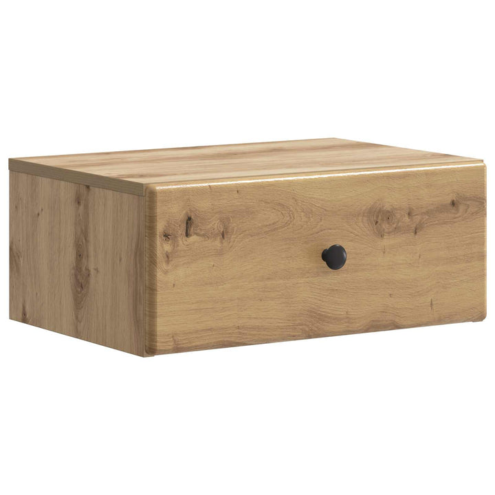 Væghængt Natbord med skuffe 2 pcs Artisan-eg 49 x 34,5 x 20 cm