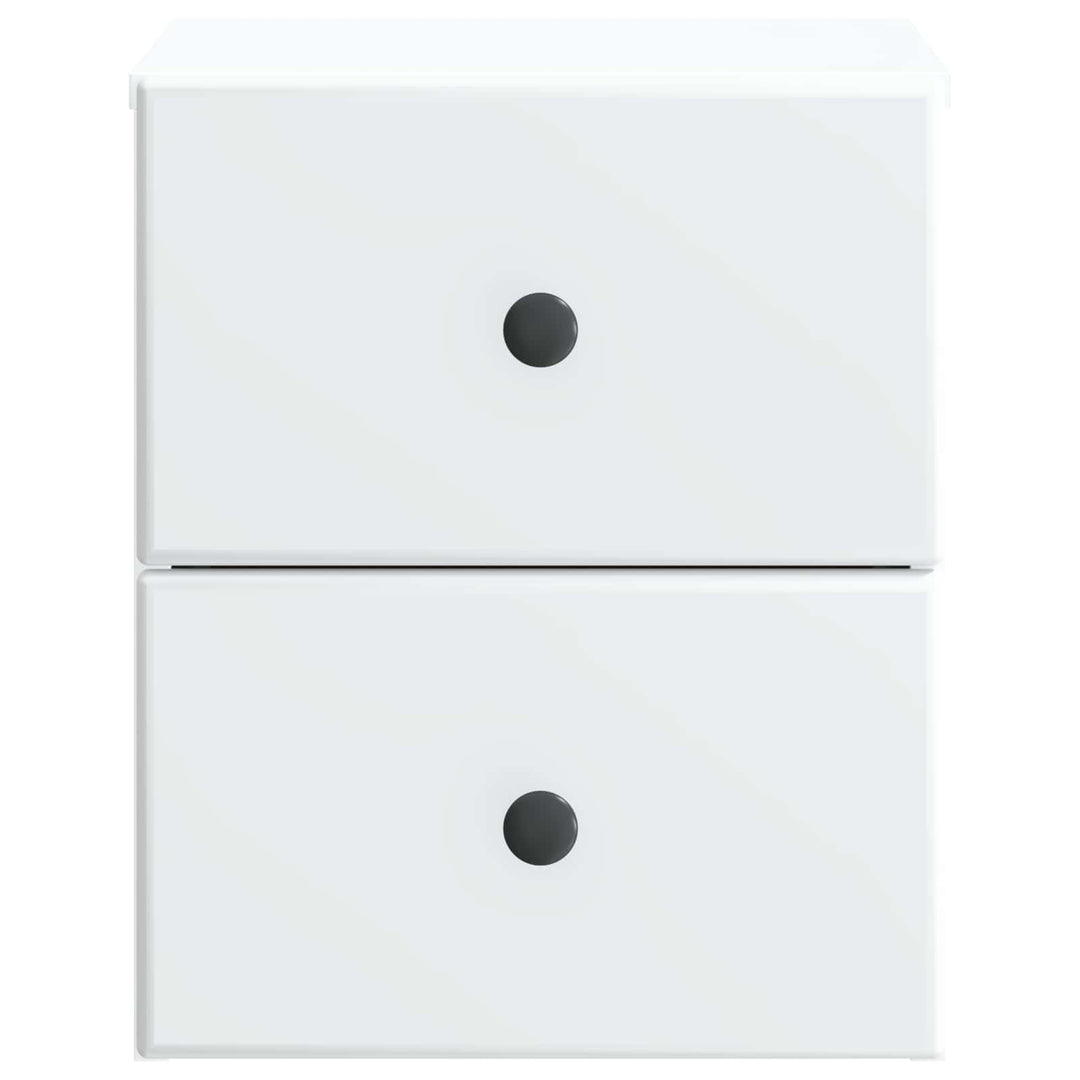Væghængt Natbord Hvid 34,5 x 33 x 40 cm Konstrueret træ