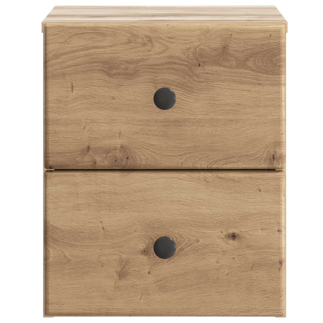 Væghængt Natbord Artisan-eg 34,5 x 33 x 40 cm Konstrueret træ