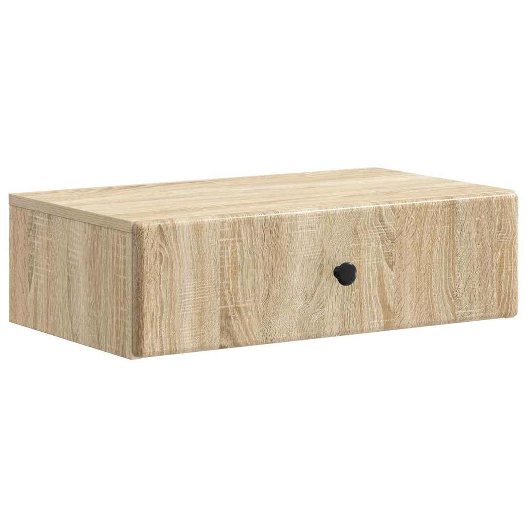 Væghængt Sideskab Sonoma-eg 59 x 34,5 x 17 cm Konstrueret træ