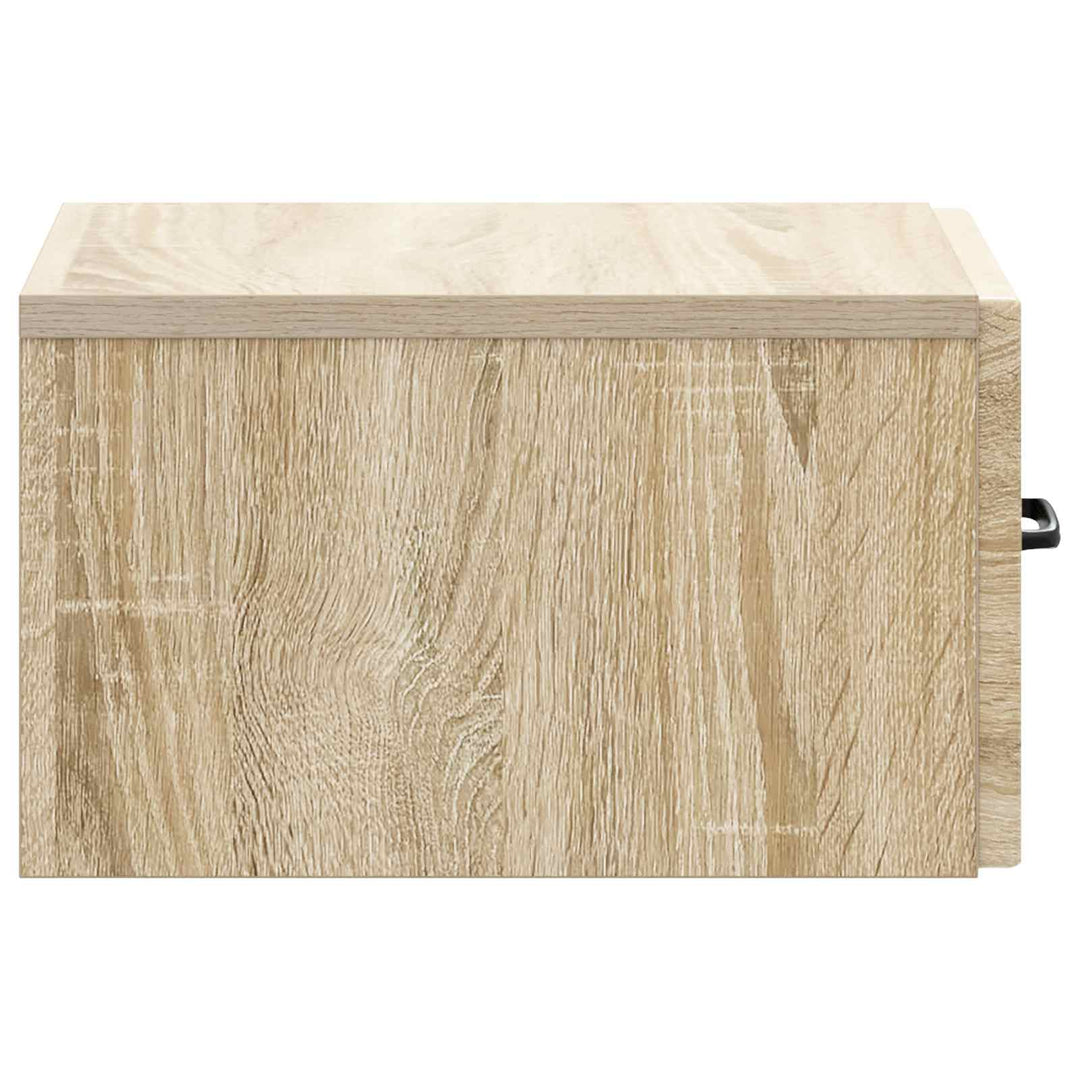 Væghængt Sideskab Sonoma-eg 59 x 34,5 x 17 cm Konstrueret træ