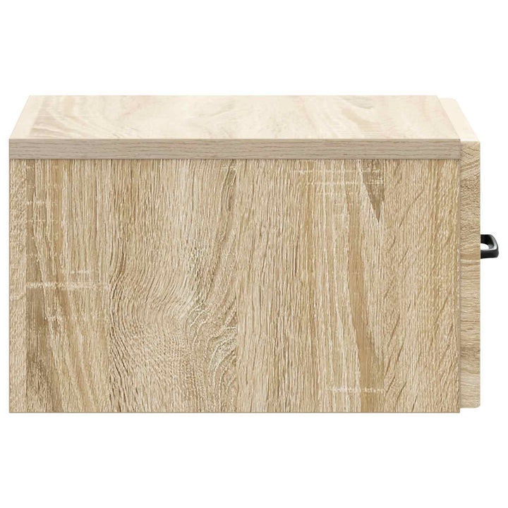 Væghængt Sideskab Sonoma-eg 59 x 34,5 x 17 cm Konstrueret træ