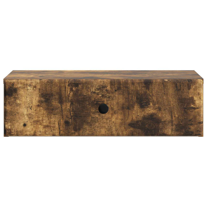 Væghængt Sideskab Røget eg 59 x 34,5 x 17 cm Konstrueret træ