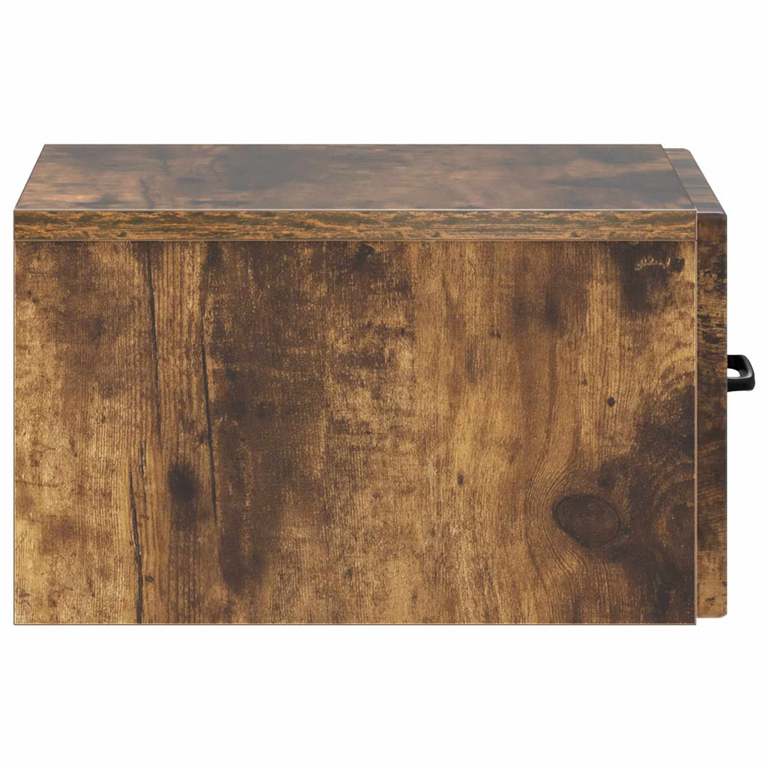 Væghængt Sideskab Røget eg 59 x 34,5 x 17 cm Konstrueret træ