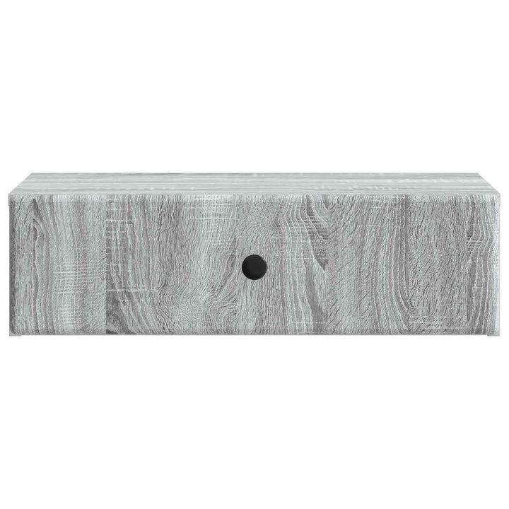 Væghængt Sideskab Grå sonoma-eg 59 x 34,5 x 17 cm