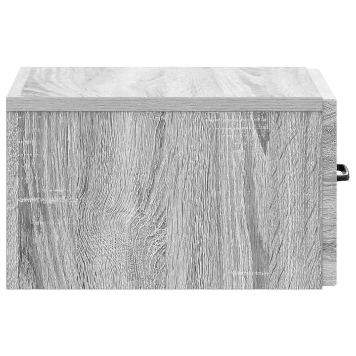 Væghængt Sideskab Grå sonoma-eg 59 x 34,5 x 17 cm