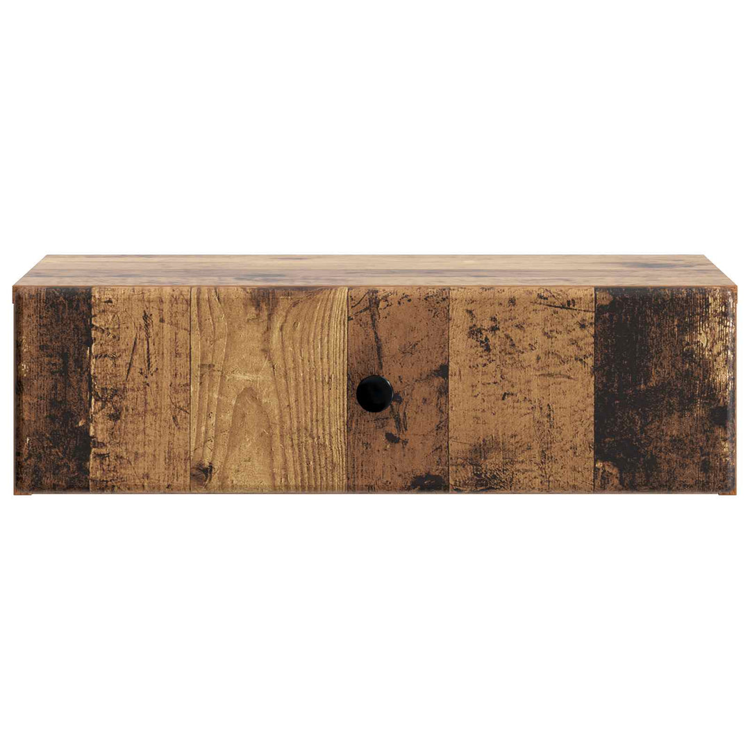 Væghængt Sideskab Gammelt træ 59 x 34,5 x 17 cm Konstrueret træ