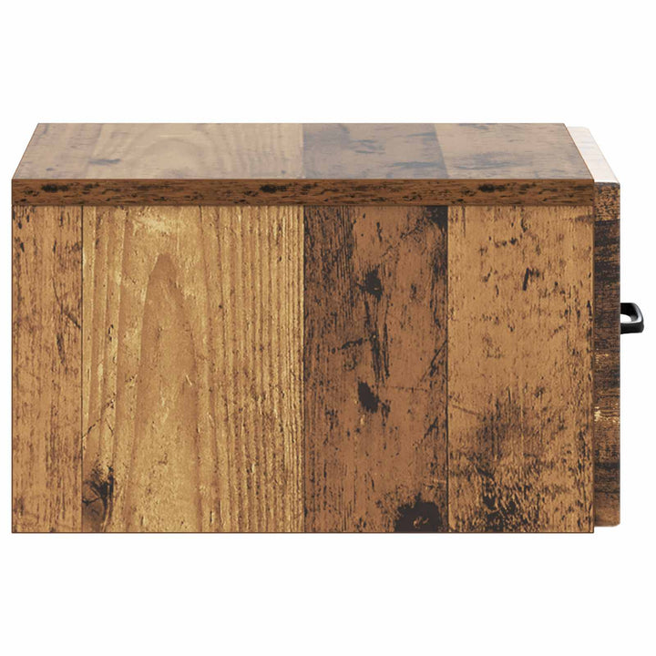 Væghængt Sideskab Gammelt træ 59 x 34,5 x 17 cm Konstrueret træ