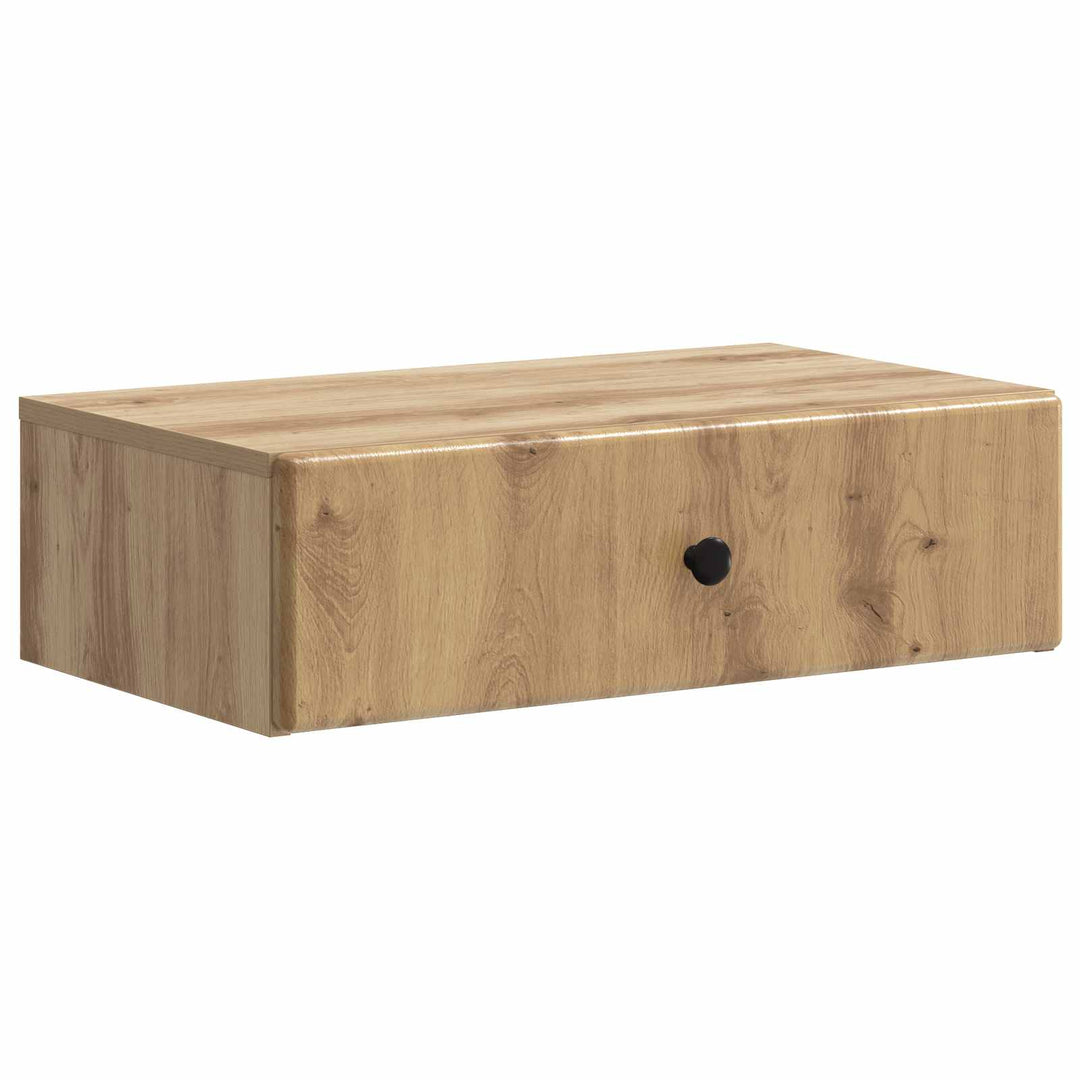 Væghængt Sideskab 59 x 34,5 x 17 cm Konstrueret træ Artisan-eg
