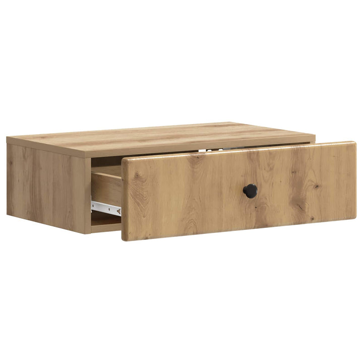 Væghængt Sideskab 59 x 34,5 x 17 cm Konstrueret træ Artisan-eg