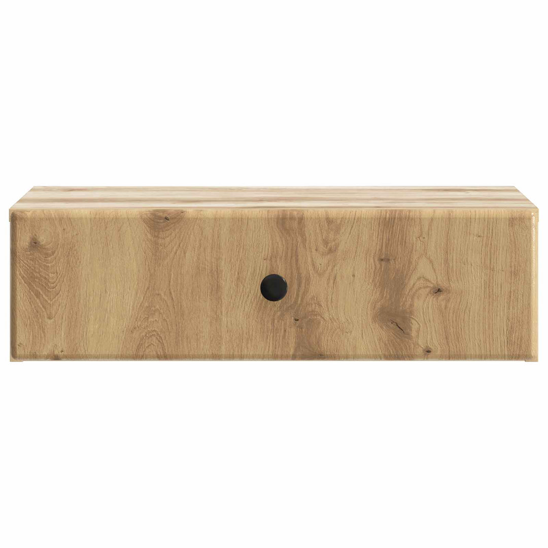 Væghængt Sideskab 59 x 34,5 x 17 cm Konstrueret træ Artisan-eg