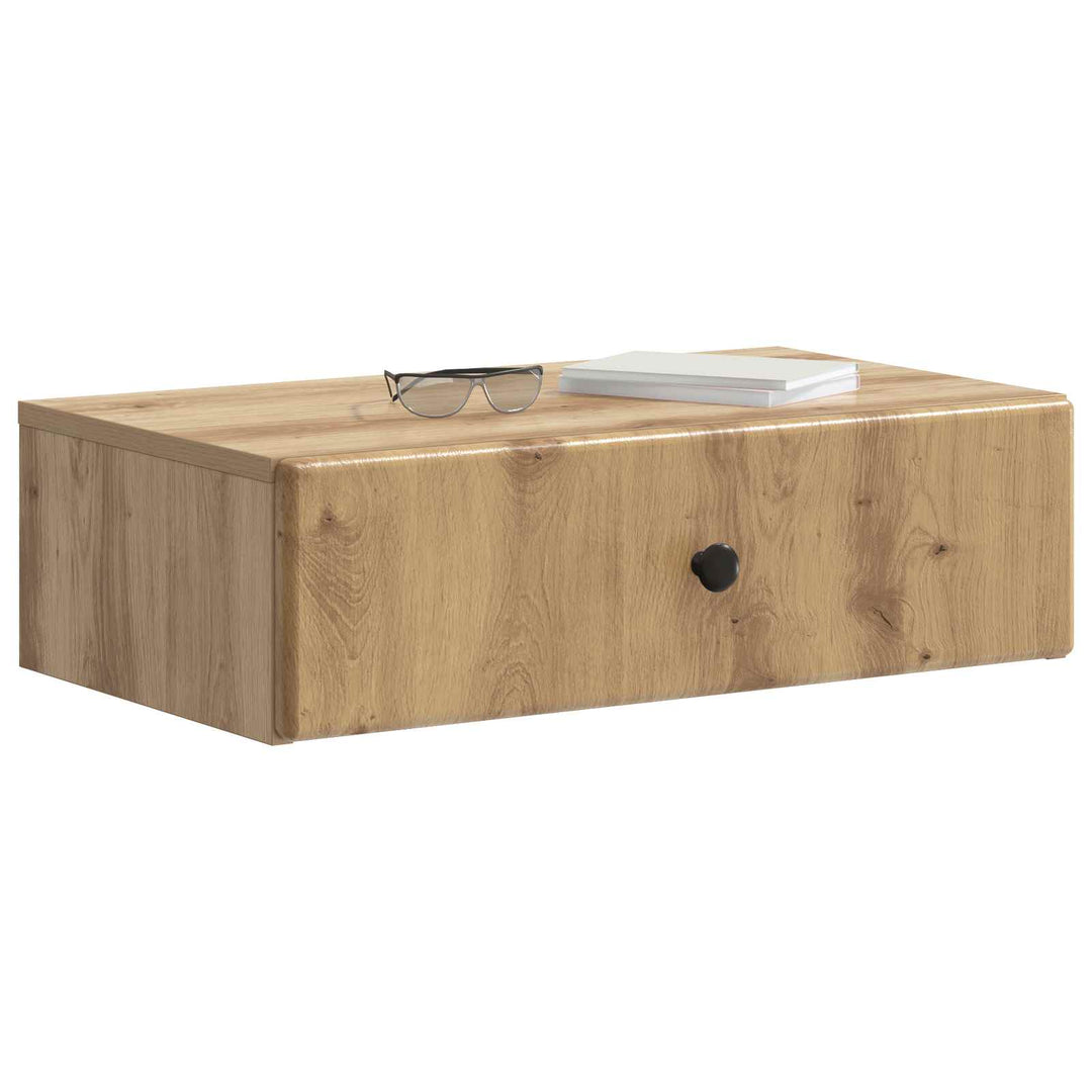 Væghængt Sideskab 59 x 34,5 x 17 cm Konstrueret træ Artisan-eg