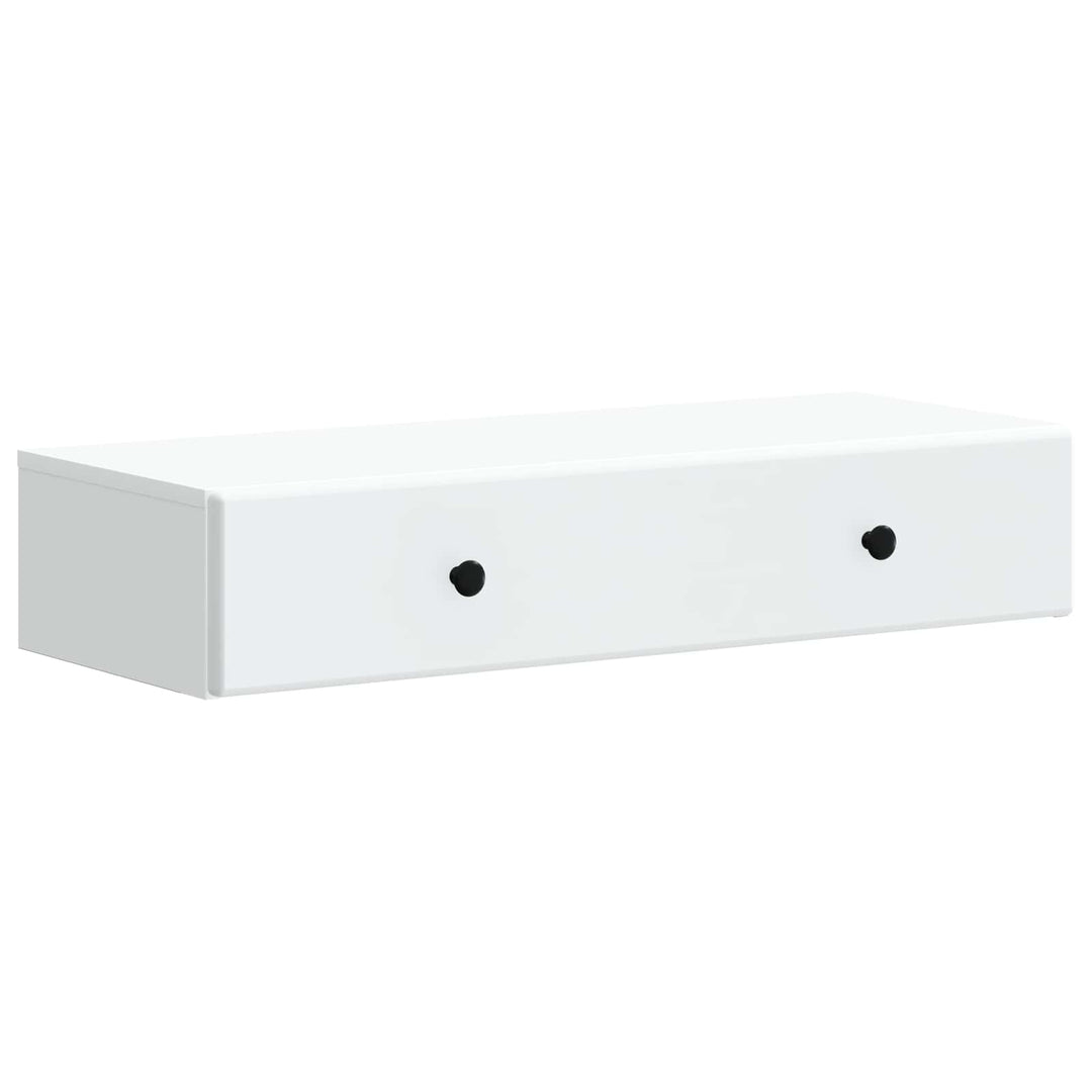Væghængt Sideskab Hvid 87,5 x 34,5 x 17 cm Konstrueret træ