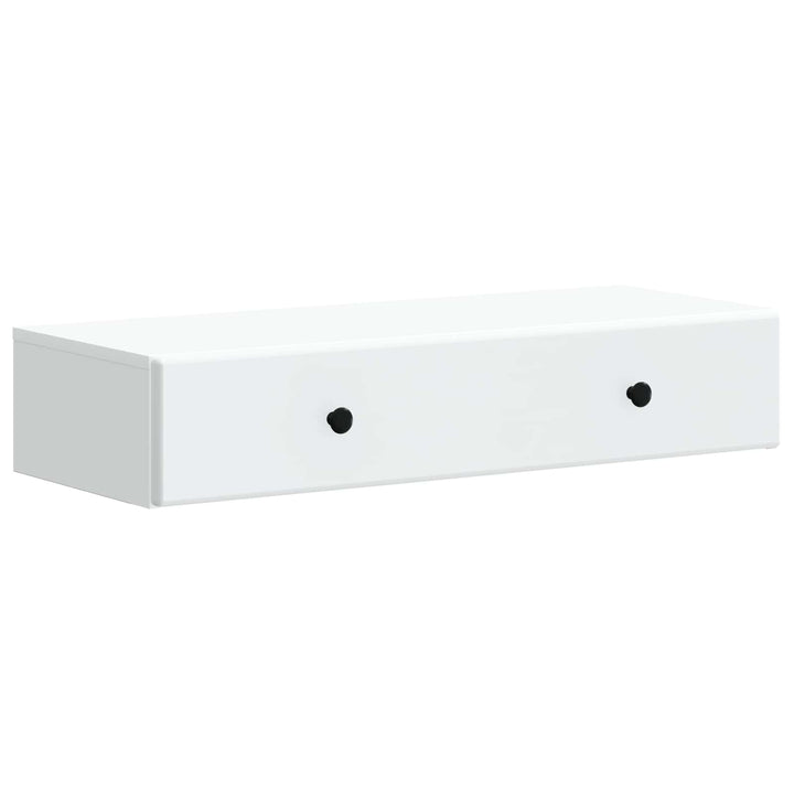 Væghængt Sideskab Hvid 87,5 x 34,5 x 17 cm Konstrueret træ