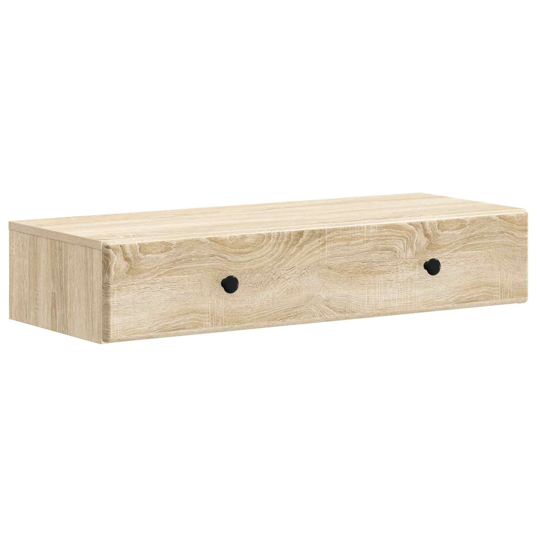 Væghængt Sideskab Sonoma-eg 87,5 x 34,5 x 17 cm Konstrueret træ