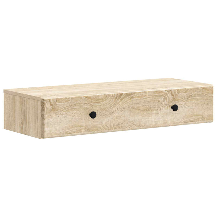 Væghængt Sideskab Sonoma-eg 87,5 x 34,5 x 17 cm Konstrueret træ