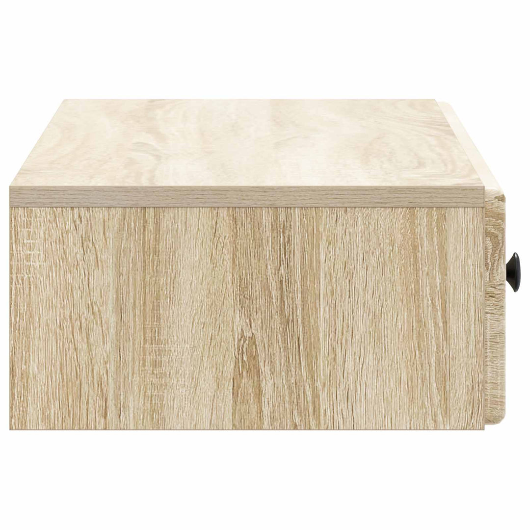 Væghængt Sideskab Sonoma-eg 87,5 x 34,5 x 17 cm Konstrueret træ