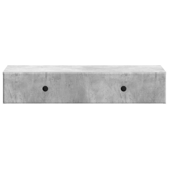 Væghængt Sideskab Betongrå 87,5 x 34,5 x 17 cm Konstrueret træ