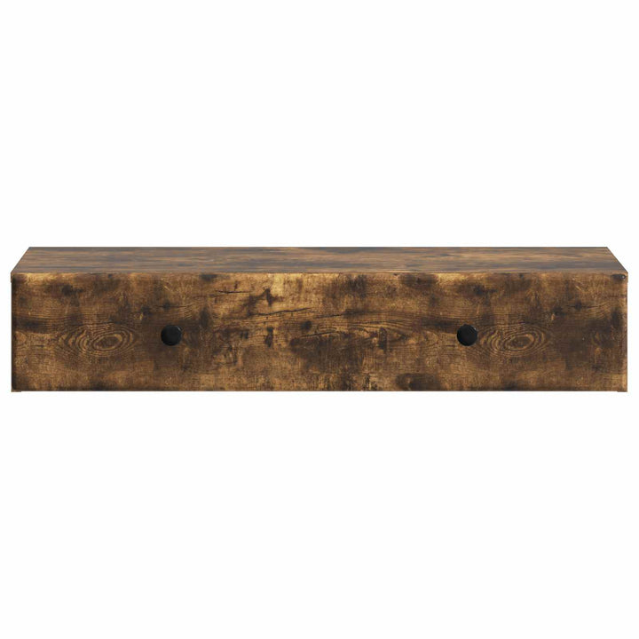 Væghængt Sideskab Røget eg 87,5 x 34,5 x 17 cm Konstrueret træ