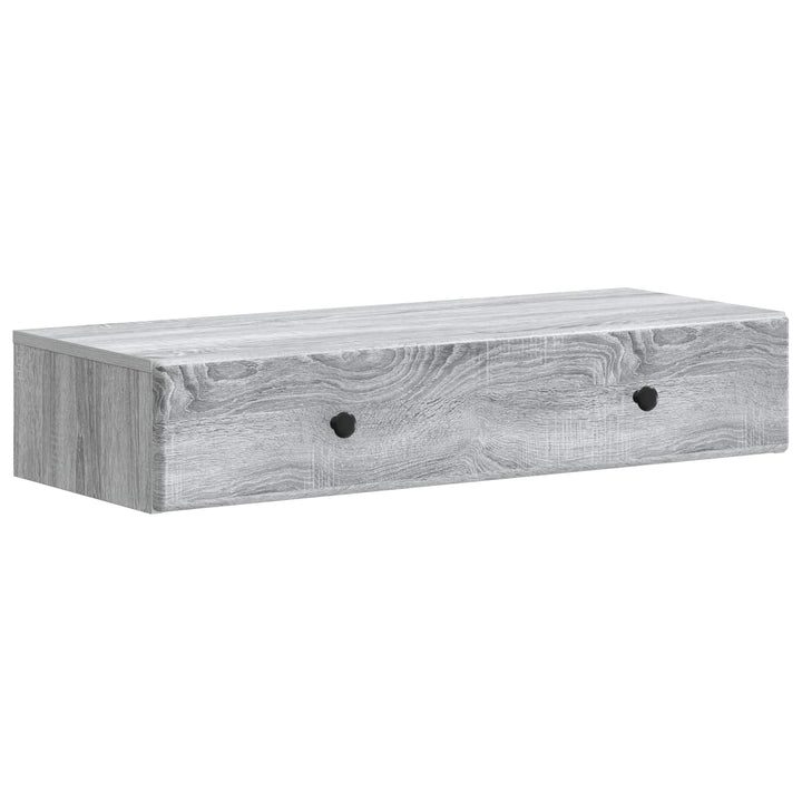 Væghængt Sideskab Grå sonoma-eg 87,5 x 34,5 x 17 cm