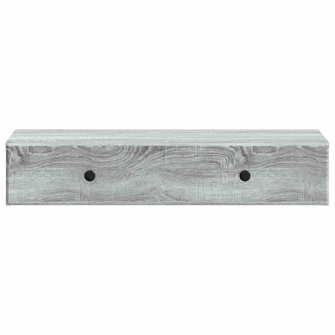 Væghængt Sideskab Grå sonoma-eg 87,5 x 34,5 x 17 cm