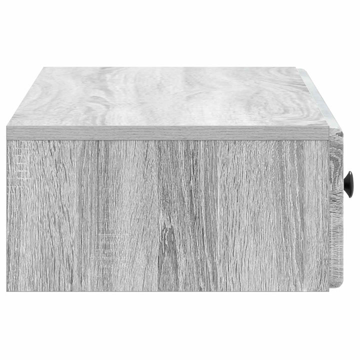 Væghængt Sideskab Grå sonoma-eg 87,5 x 34,5 x 17 cm