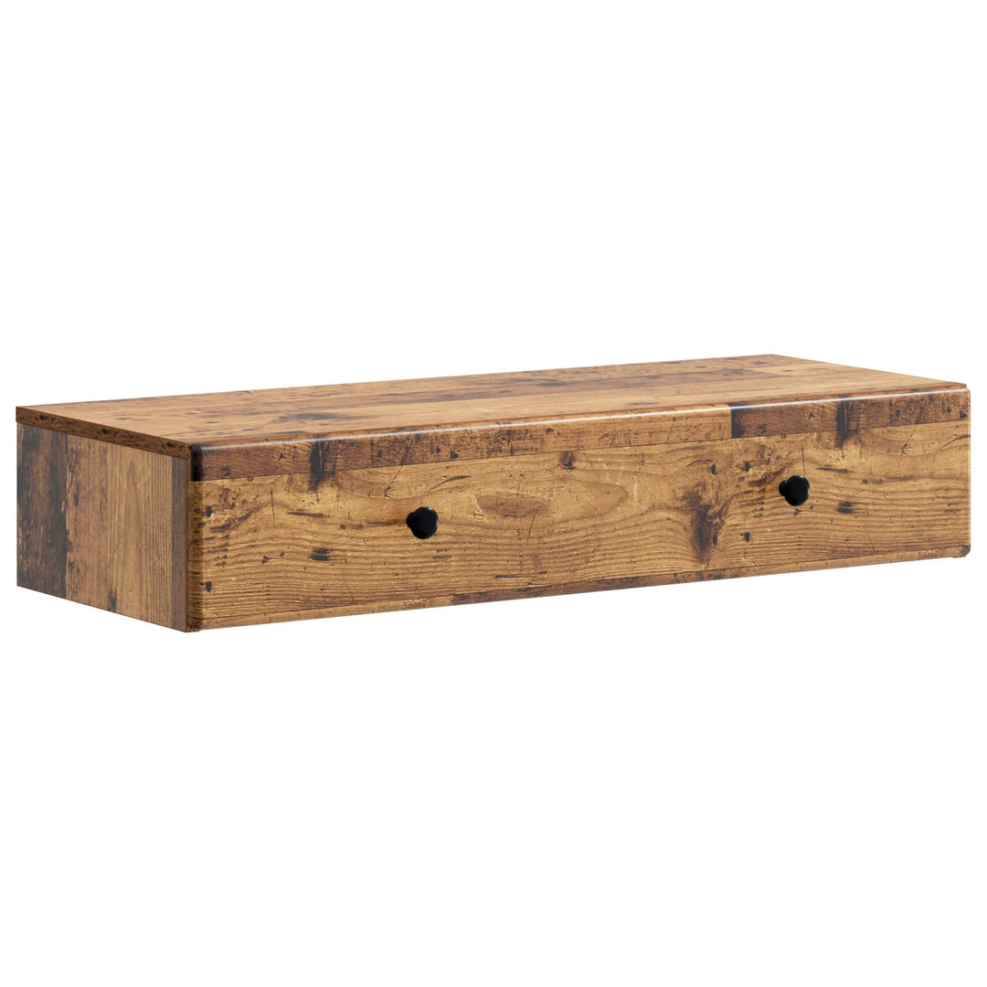 Væghængt Sideskab Gammelt træ 87,5 x 34,5 x 17 cm