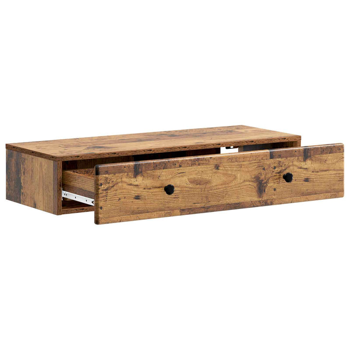 Væghængt Sideskab Gammelt træ 87,5 x 34,5 x 17 cm