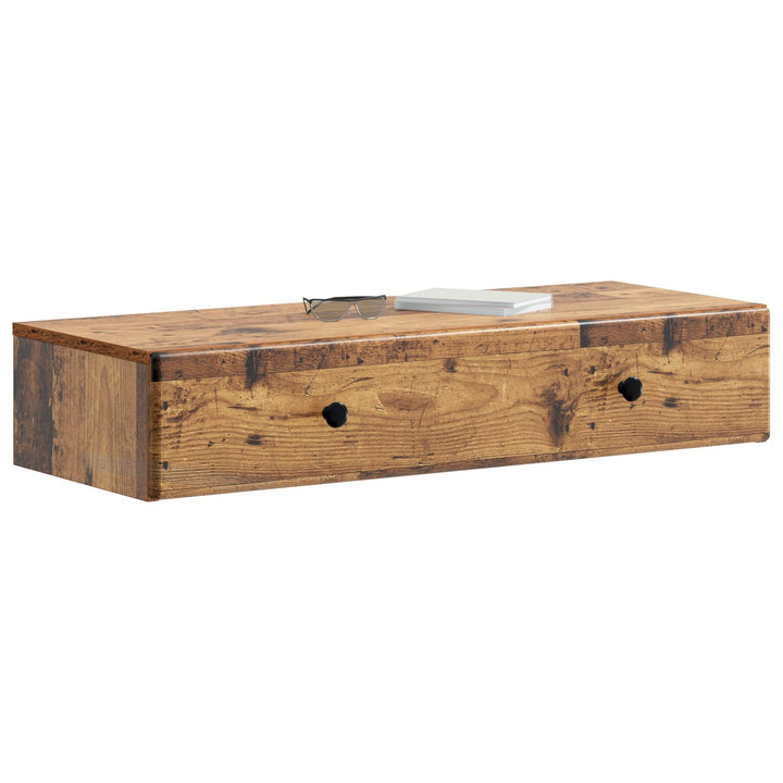 Væghængt Sideskab Gammelt træ 87,5 x 34,5 x 17 cm