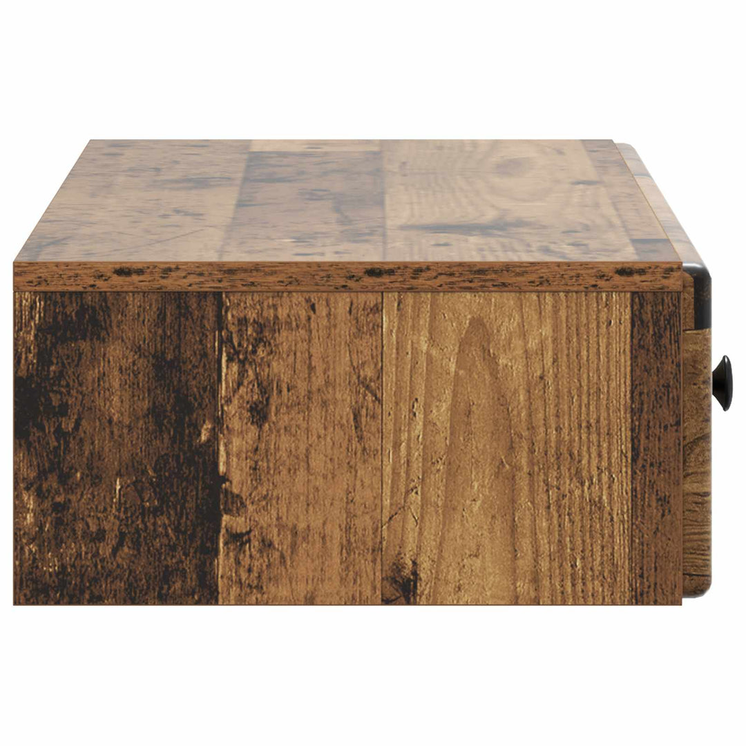 Væghængt Sideskab Gammelt træ 87,5 x 34,5 x 17 cm