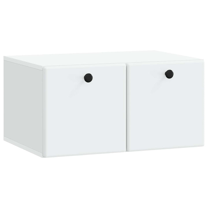 Væghængt TV-skab 59,5 x 41 x 30 cm Hvid Konstrueret træ